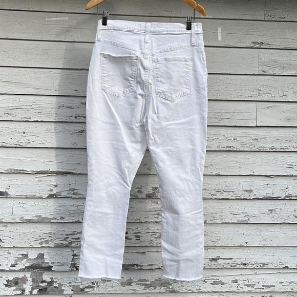 Madewell the high-rise slim boyjean white - Picture 2 of 4